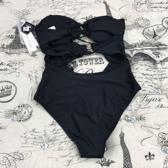 Hula Honey Juniors' Ribbed Swimsuit - Picture 5 of 6